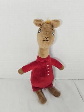 Llama Alpaca Llama Red Pajama 9” Plush Stuffed Animal 2019 Retired Discontinued